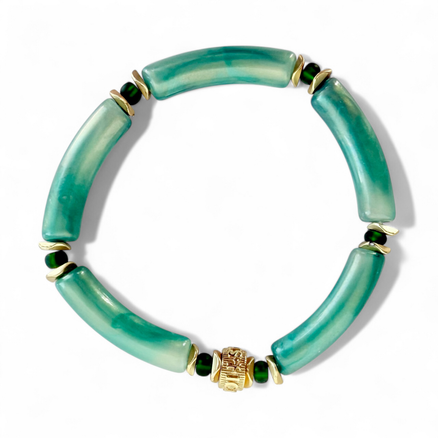 Eliza Paige - Polished Pearlized Green with Green