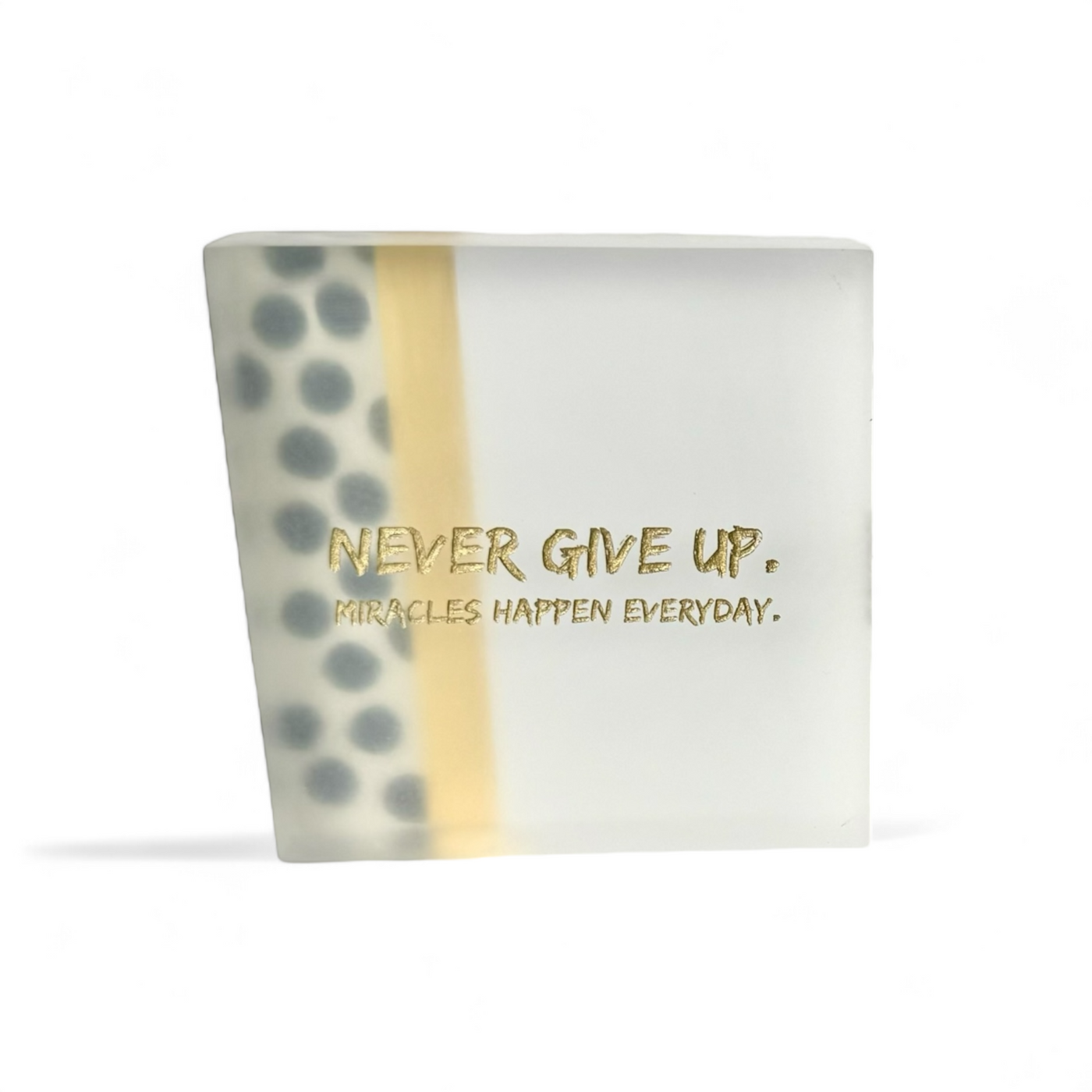 Golden Leopard - Never Give Up 4x4 Truth Block