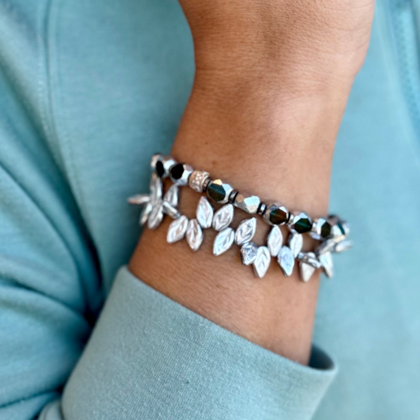 Leaf Me a Bracelet - Silver