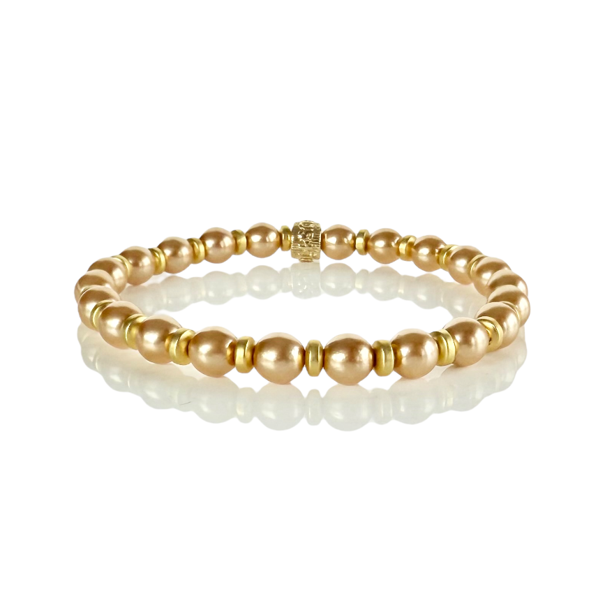 Alina - Antique Ivory Pearl - Gold