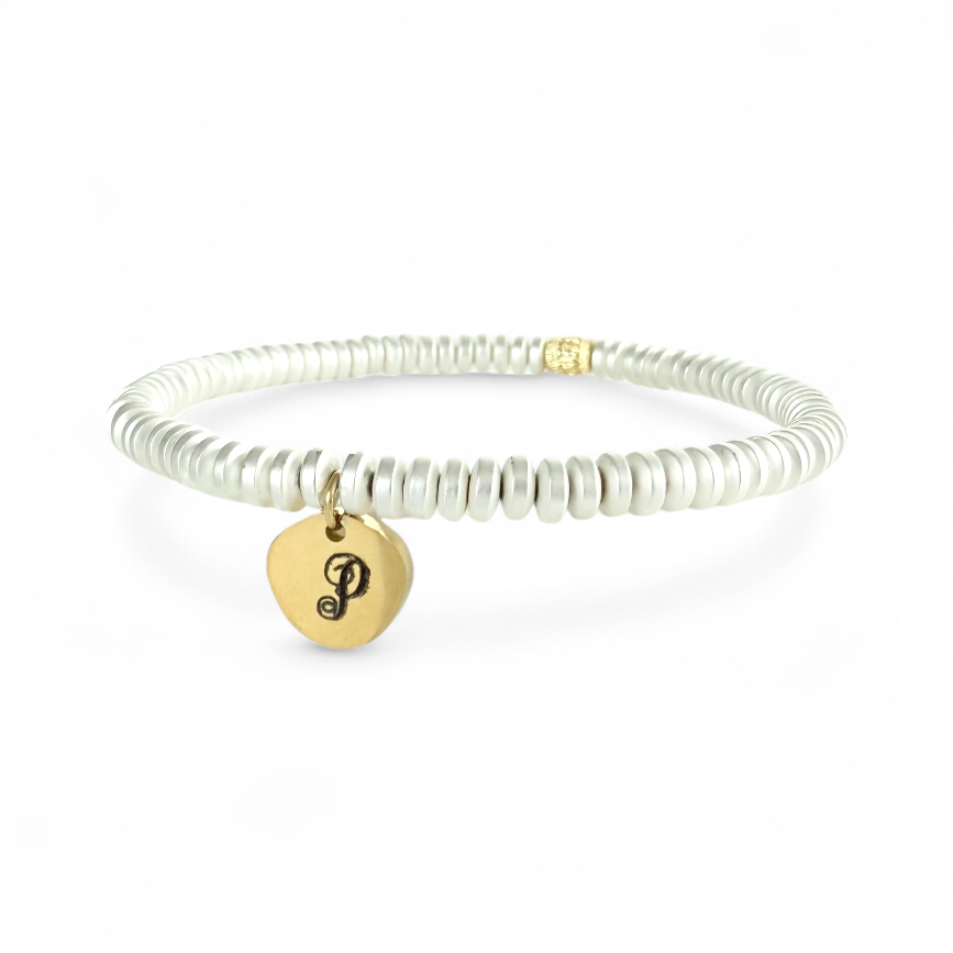 Yvette Initial Silver-Gold