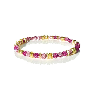 Mixed Reagan Bracelet - Pink & Magenta