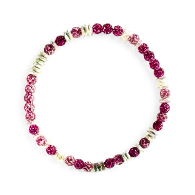 Mixed Reagan Bracelet - Pink & Magenta