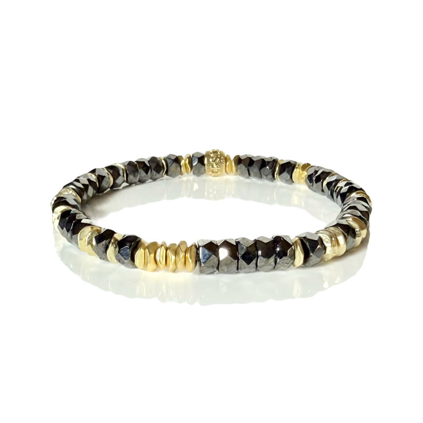 Elisabeth - Flawless Hematite with Gold