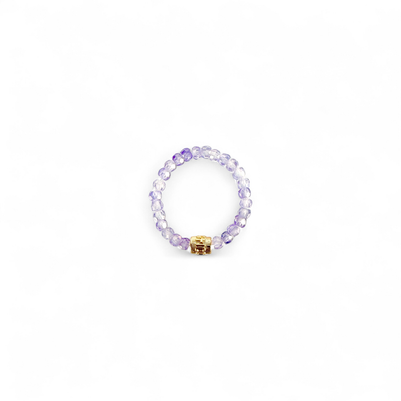 Olivia Ring - Frosted Lavender with Gold