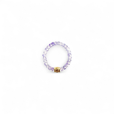 Olivia Ring - Frosted Lavender with Gold