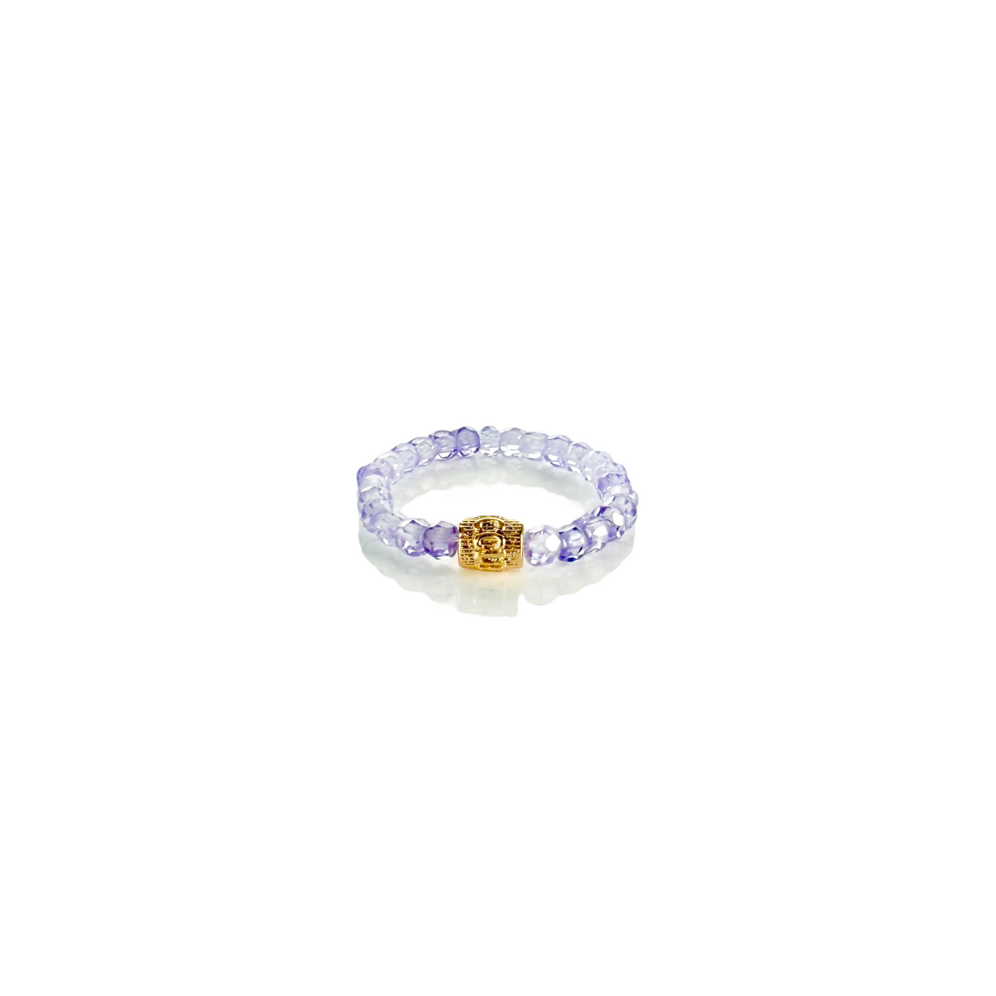 Olivia Ring - Frosted Lavender with Gold