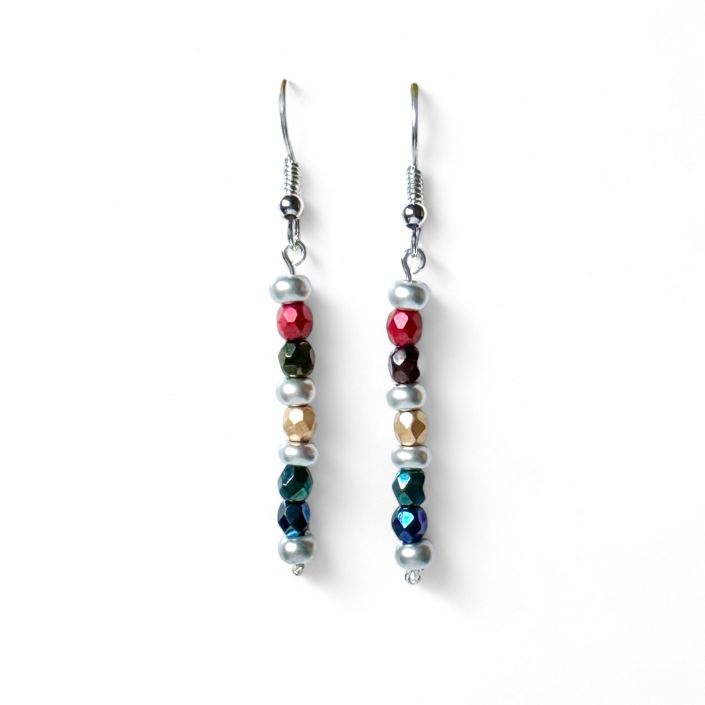 August Multi Earrings - Silver