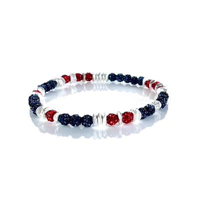 Mixed Reagan Bracelet - Navy and Red