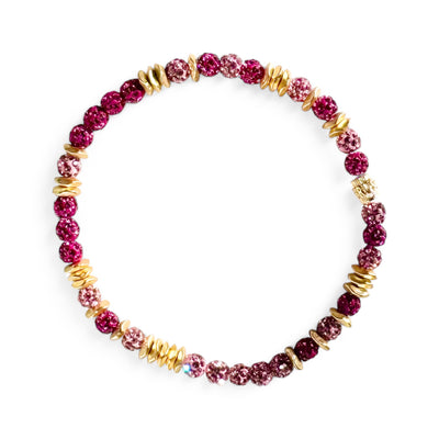 Mixed Reagan Bracelet - Pink & Magenta