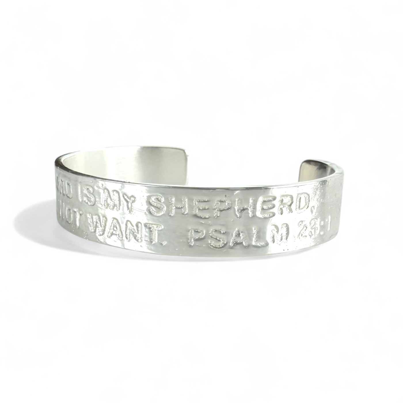 The Lord is My Shepherd I Shall Not Want-Silver