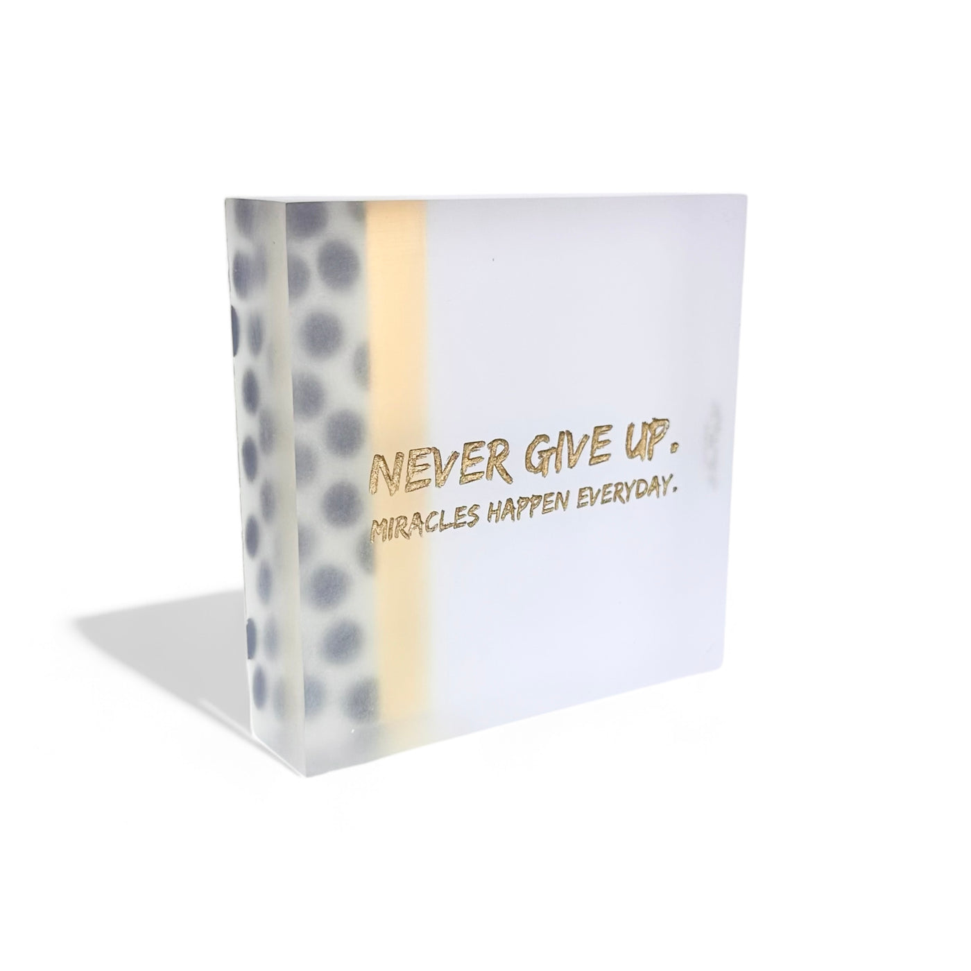 Golden Leopard - Never Give Up 4x4 Truth Block