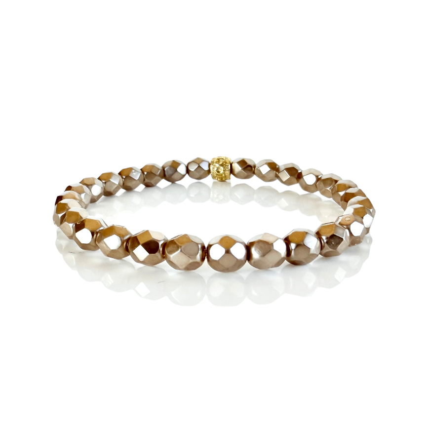 Rachel - 6.0 Gold Pearl