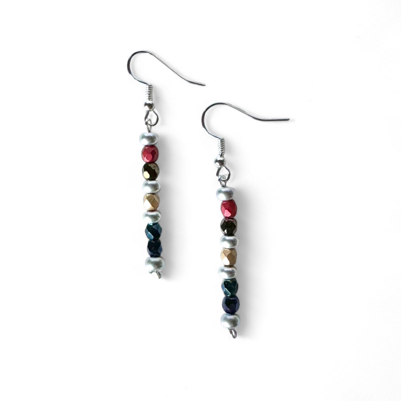 August Multi Earrings - Silver