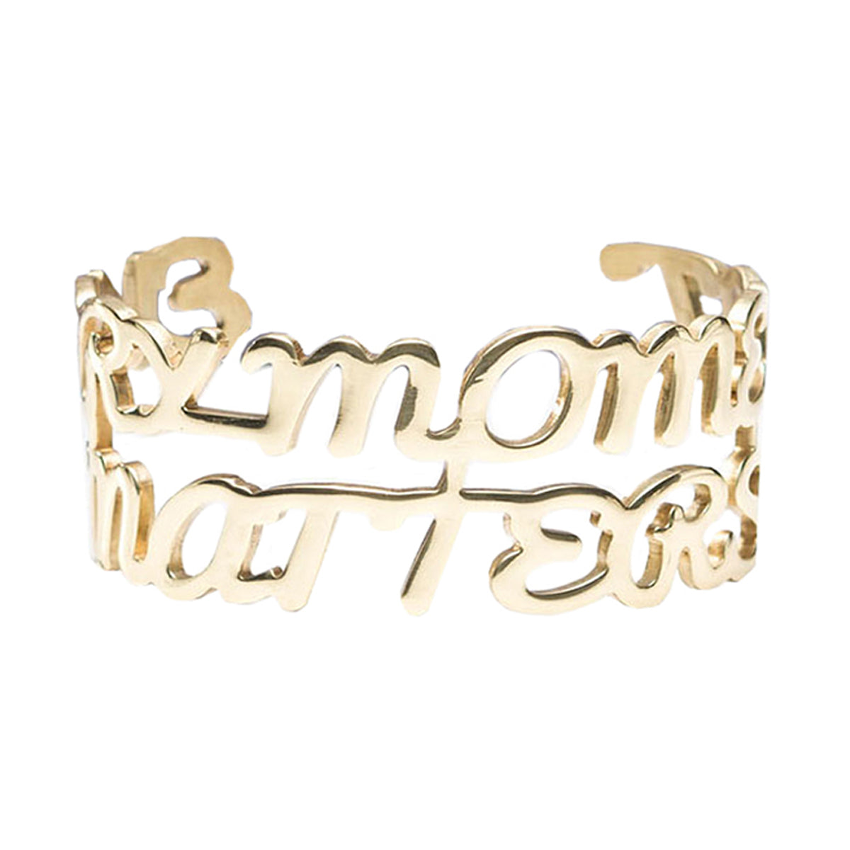 *Every Moment Matters Cuff - Gold