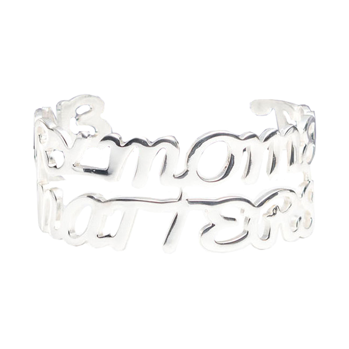 *Every Moment Matters Cuff - Silver