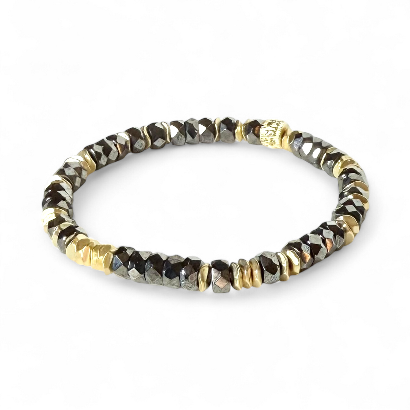 Elisabeth - Flawless Hematite with Gold