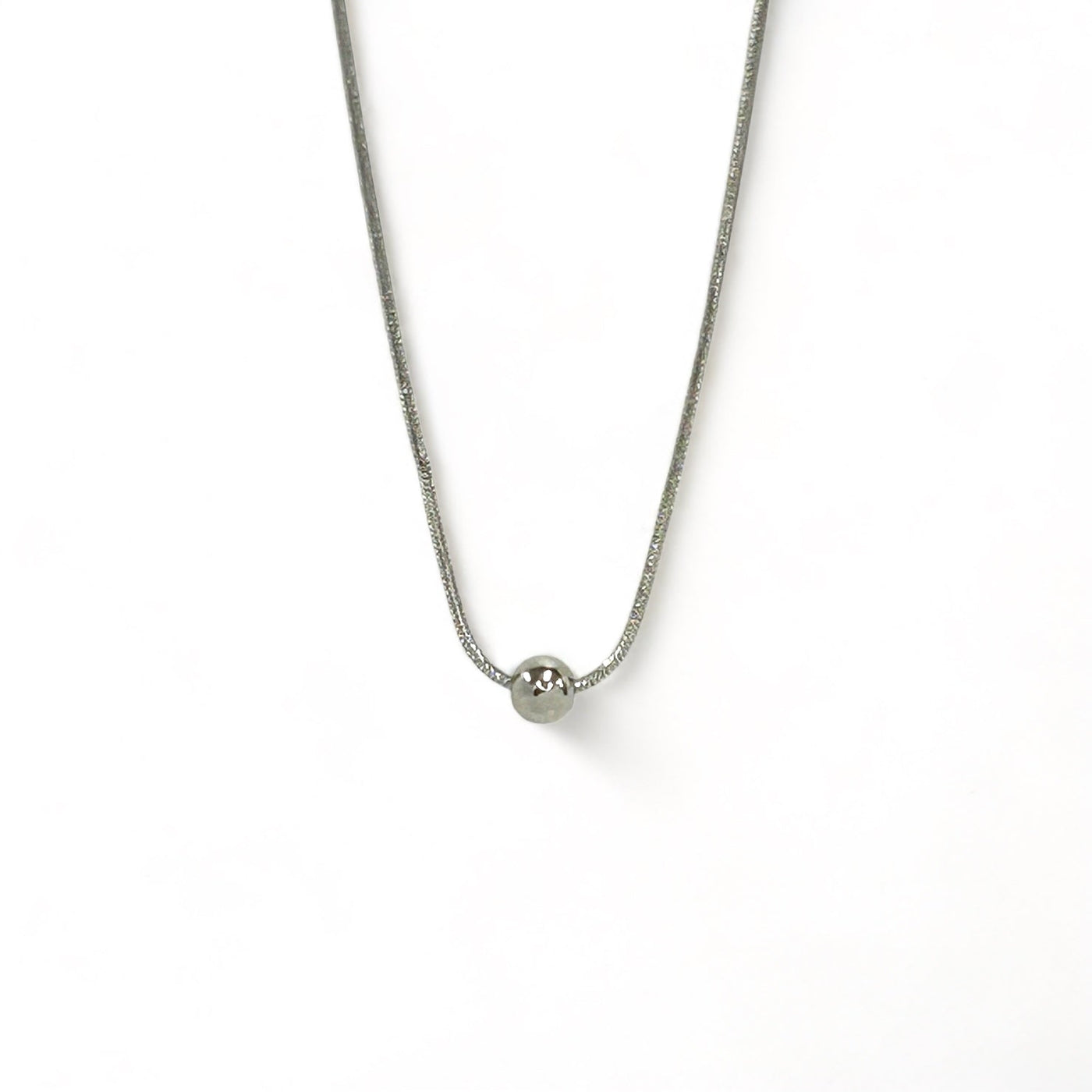 *K48 Collins Simple Necklace - Silver