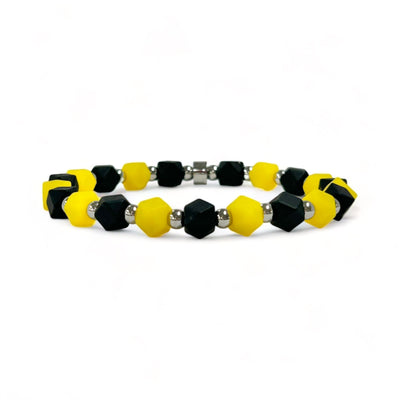 *Hexagon Bracelet Yellow and Black