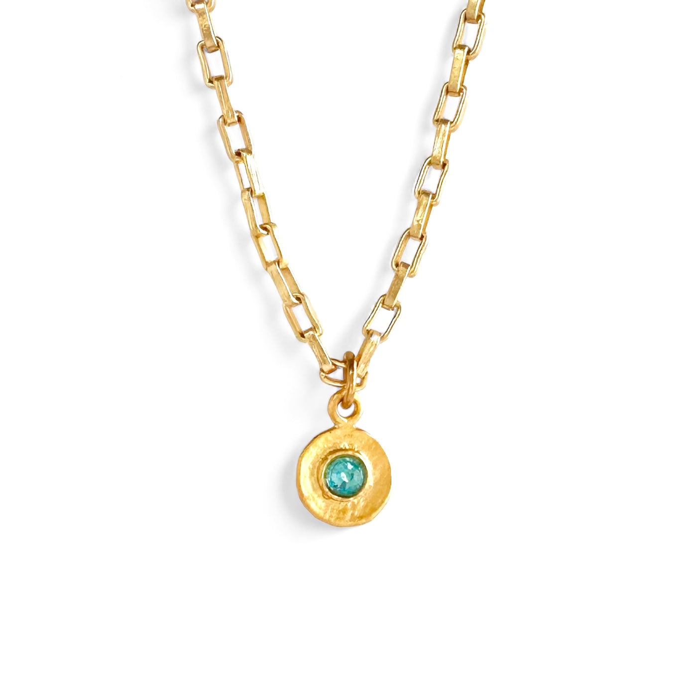 **Preorder** Sicily Crystal Necklace - Aquamarine