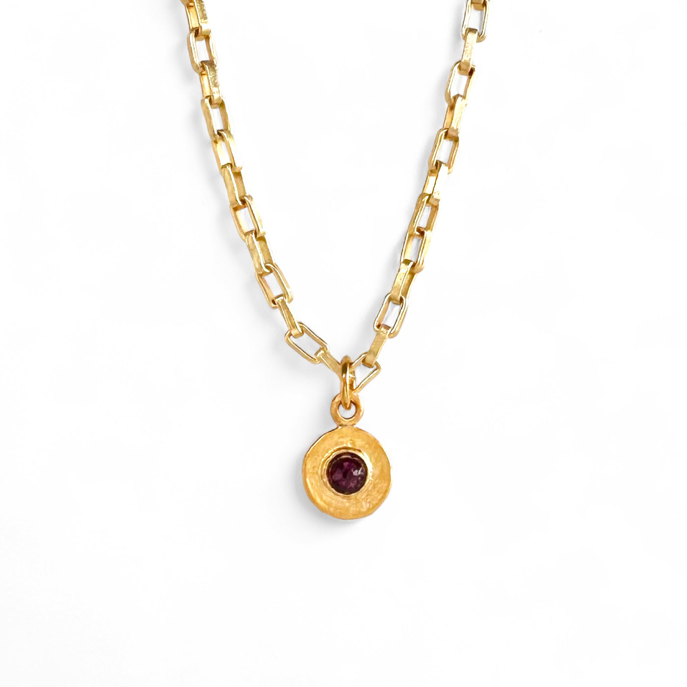 **Preorder** Sicily Crystal Necklace - Royal Garnet
