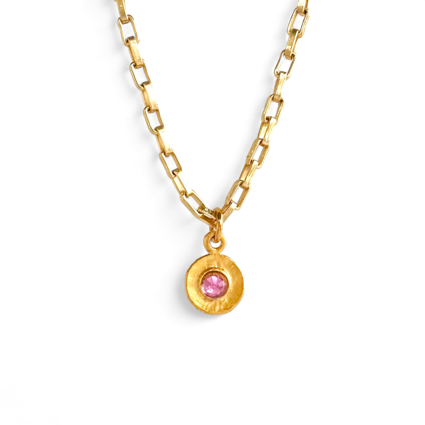 **Preorder** Sicily Crystal Necklace - Pink