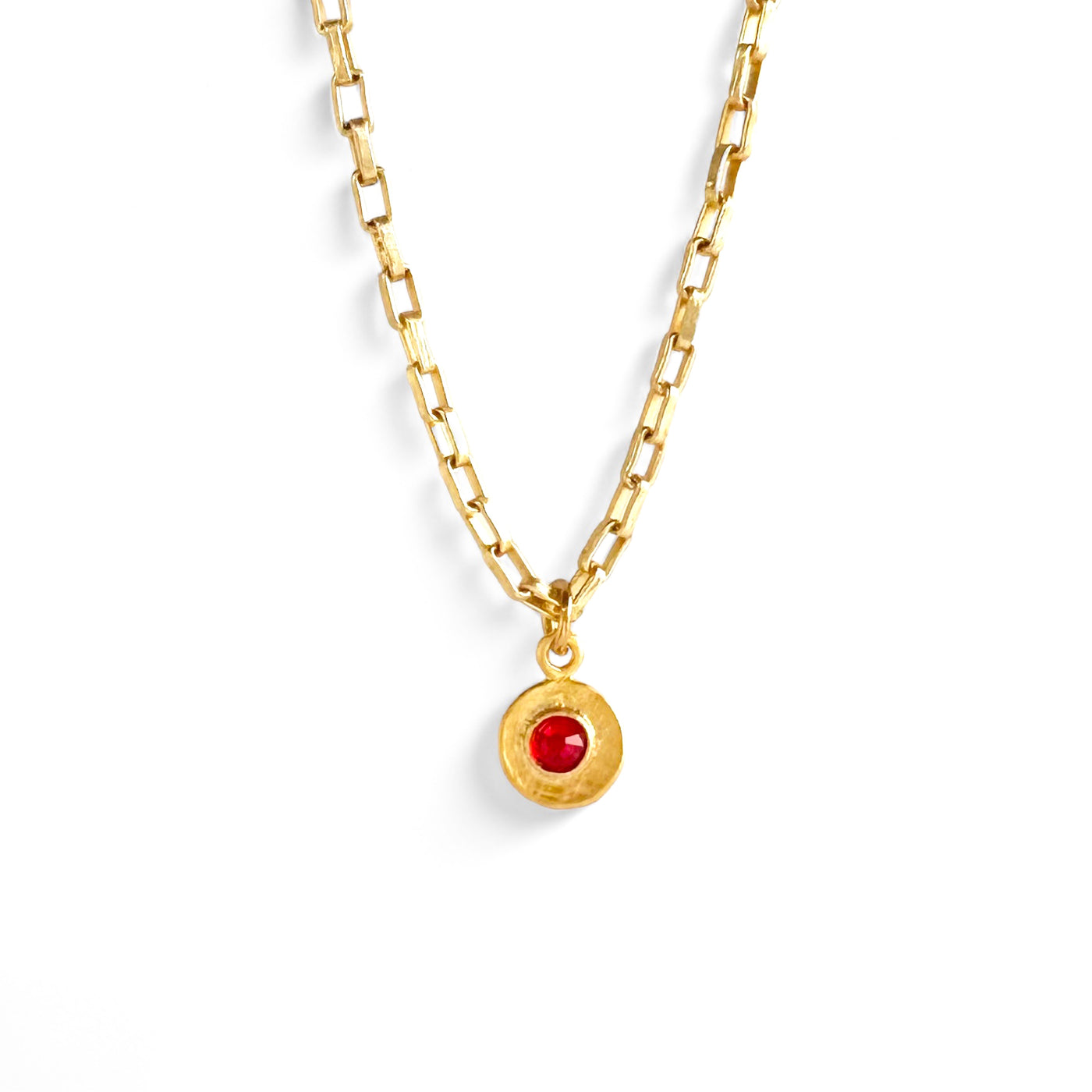 **Preorder** Sicily Crystal Necklace - Ruby